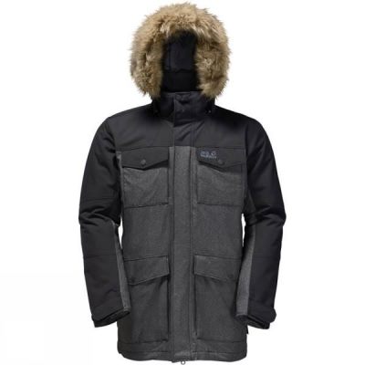 Chaquetas Jack Wolfskin Granite Cliff 3-in-1 Hombre - Gris Oscuro - Chile PSC590834